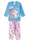 Select - Pijama Menina Manga Longa Meia Malha Cinza - variação: Azul