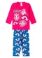 Select - Pijama Menina Manga Longa Meia Malha Cinza - variação: Rosa