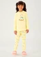Pulla Bulla - Pijama Moletinho Bege - variação: Amarelo