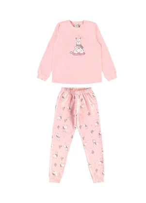 Pulla Bulla - Pijama Moletinho Rosa - PULLA BULLA