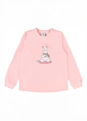 Pulla Bulla - Pijama Moletinho Rosa - PULLA BULLA
