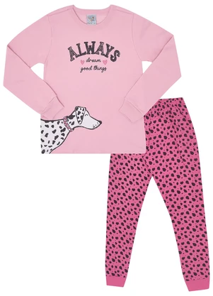 Pulla Bulla - Pijama Moletinho Roxo - PULLA BULLA