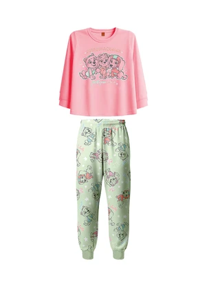 Malwee Kids - Pijama Patrulha Canina® Rosa Claro - MALWEE KIDS
