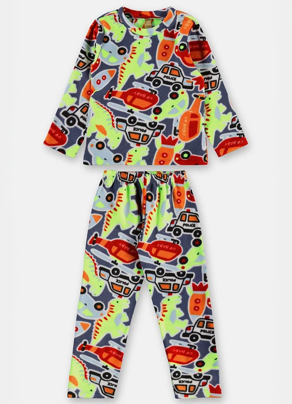 Up Baby - Pijama Soft Thermo Estampado Azul 2