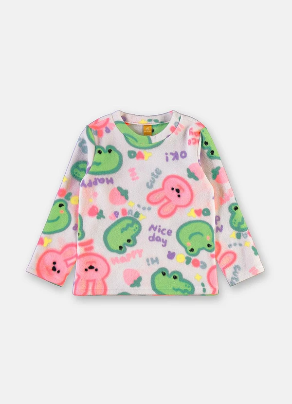 Up Baby - Pijama Soft Thermo Estampado Branco 3