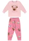 Malwee Kids - Pijama Soninho que Brilha no Escuro Bege - variação: Rosa