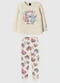 Malwee Kids - Pijama Stitch & Angel® Bege - variação: Bege