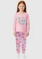 Malwee Kids - Pijama Stitch & Angel® Bege - variação: Rosa Claro