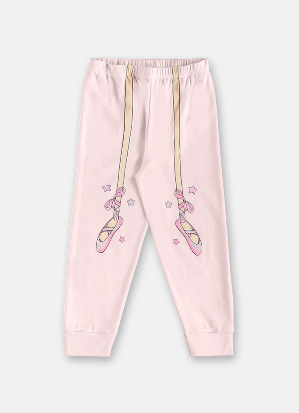 Up Baby - Pijama Suedine Estampa Fada Rosa 5
