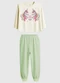 Malwee Kids - Pijama Have a Good Night Rosa Claro - variação: Off White