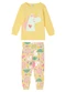 Malwee Kids - Pijama Dance Dance Dance Off White - variação: Amarelo Claro