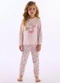 Up Baby - Pijama Unissex Infantil Suedine Rosa - variação:  