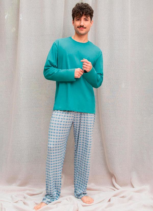 Merengue - Conjunto Masculino Jardim Secreto Azul