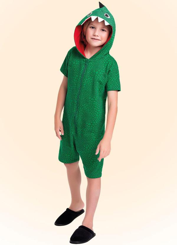 Fakini Kids - Kigurumi Jacare Verde 3