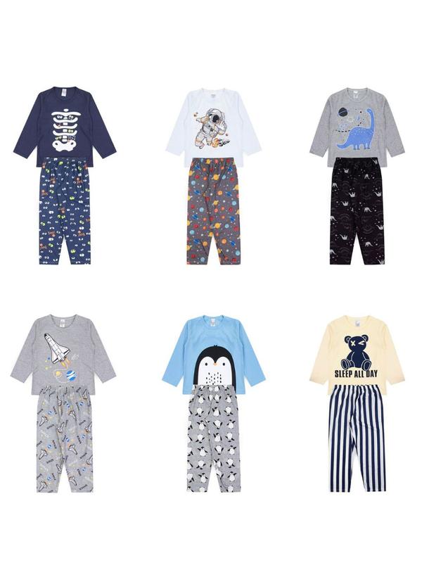 Atelie da Crianca - Kit Sortido 2 Pijamas de Inverno Sortida