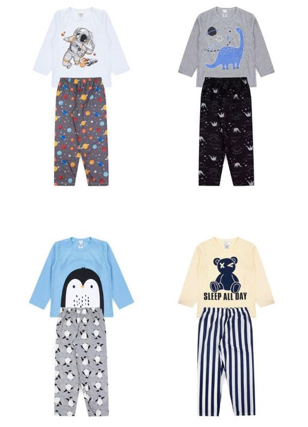 Atelie da Crianca - Kit Sortido 2 Pijamas de Inverno Sortida 5