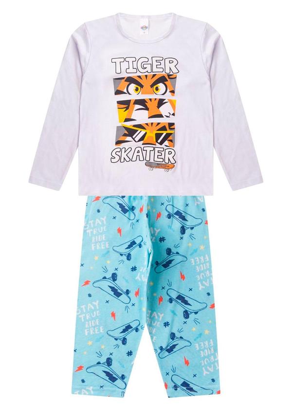 Rovitex - Pijama Brilha no Escuro Kappes Branco