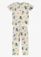 Rovi Kids - Pijama Camiseta com Alça Infantil Azul - variação: Bege