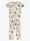 Rovi Kids - Pijama Camiseta com Alça Infantil Azul - variação: Bege