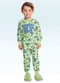 Fakini Kids - Conjunto Pijama Camiseta e Calça Bege - variação: Verde