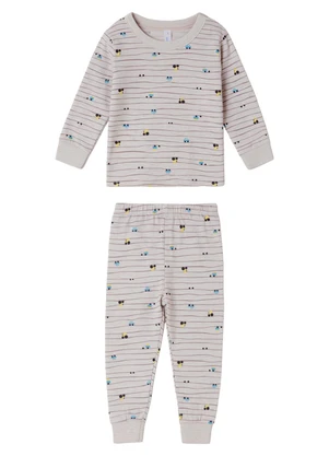 Malwee Kids - Pijama Carrinhos que Brilha no Cinza Claro - MALWEE KIDS