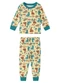 Malwee Kids - Pijama Dinossauros que Brilha Amarelo Manteiga - variação: Amarelo Manteiga