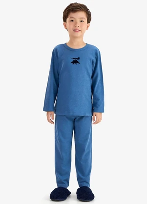 Rovi Kids - Pijama em Malhão Fruit Azul - ROVI KIDS