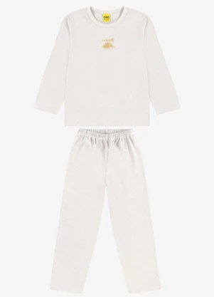 Rovi Kids - Pijama em Malhão Fruit Bege - ROVI KIDS