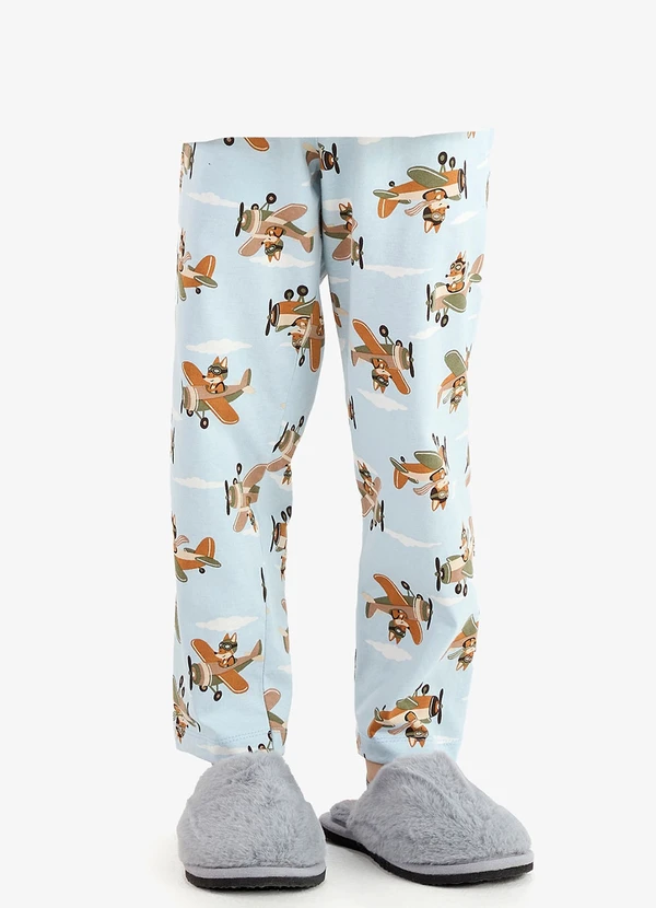 Rovi Kids - Pijama em Meia Malha Bege 5