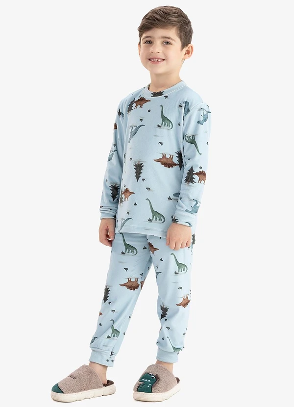 Rovi Kids - Pijama em Pelo Fleece Azul 3
