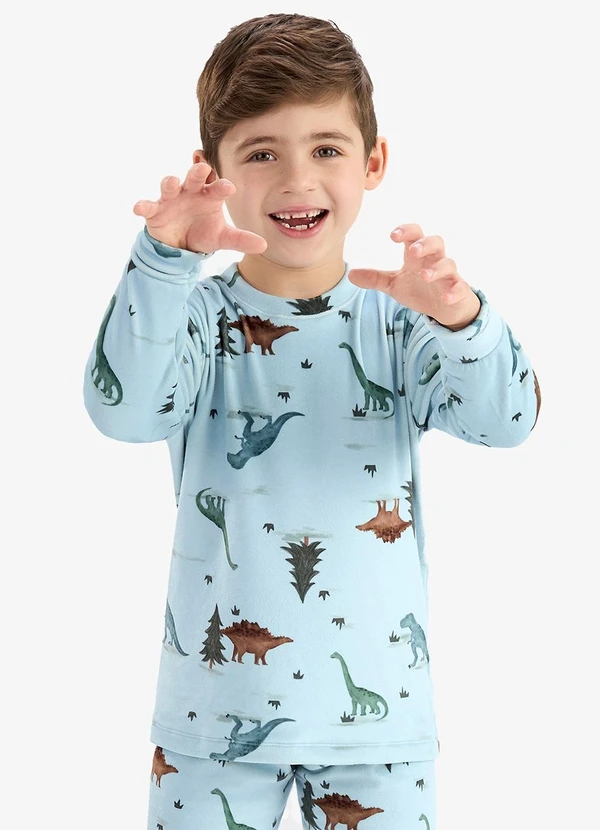 Rovi Kids - Pijama em Pelo Fleece Azul 4