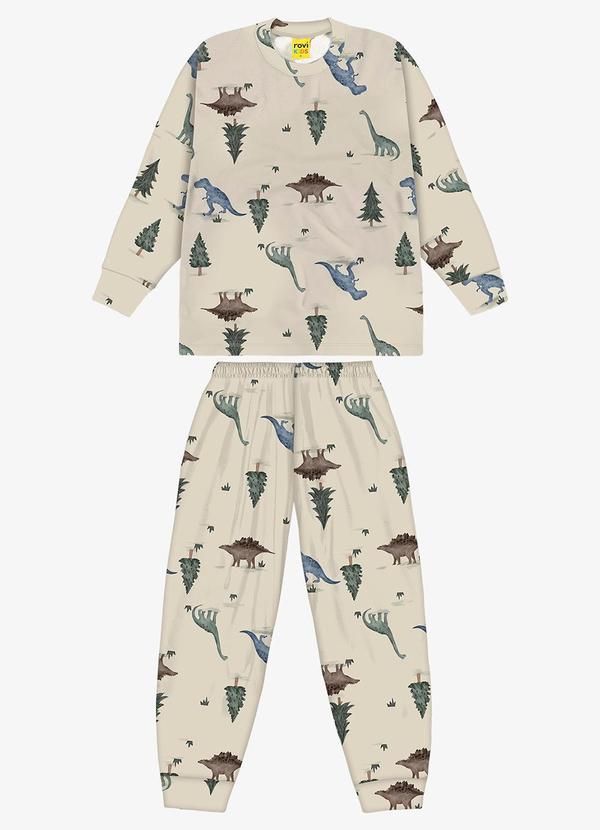 Rovi Kids - Pijama em Pelo Fleece Bege