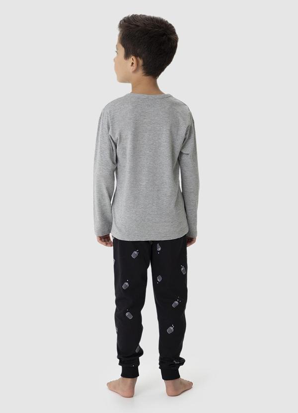 Malwee - Pijama Enjoying a Movie Together Cinza 2