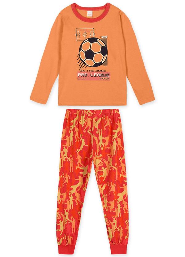 Marisol - Pijama Futebol Longo Brilha no Escuro com Aroma Ma