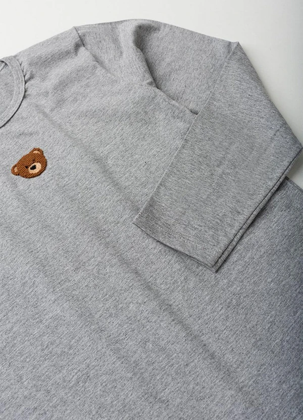 Vida Costeira - Pijama Infantil de Inverno Ursinho Mescla 5