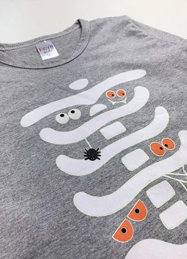 Atelie da Crianca - Pijama Infantil Inverno Esqueleto Cinza 2