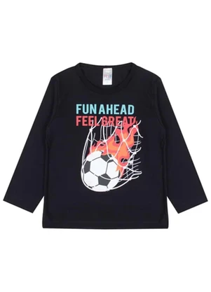 Atelie da Crianca - Pijama Infantil Inverno Fun Ahead Preto - ATELIE DA CRIANCA