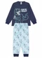Atelie da Crianca - Pijama Infantil Inverno Game Night Preto - variação: Azul