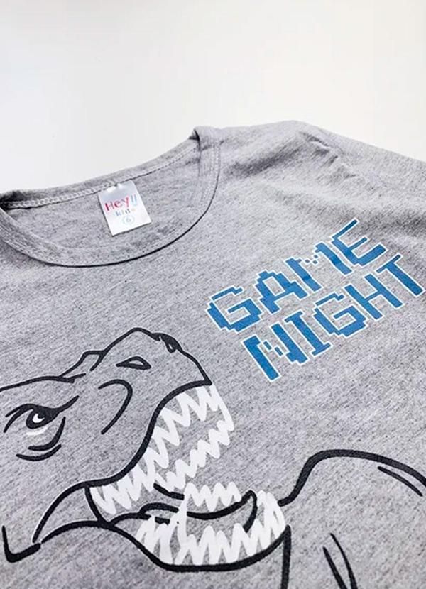 Atelie da Crianca - Pijama Infantil Inverno Game Night Cinza 2
