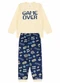 Atelie da Crianca - Pijama Infantil Inverno Game Over Branco - variação: Amarelo