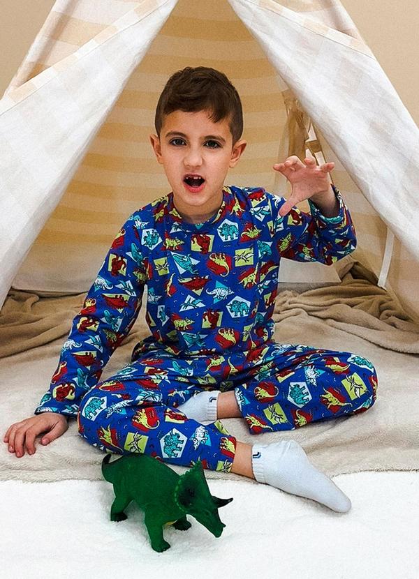 Soft Bonni - Pijama Infantil Masculino Azul