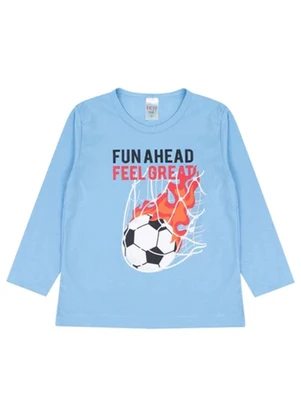 Atelie da Crianca - Pijama Infantil Masculino Inverno Fun Ahead Azul - ATELIE DA CRIANCA
