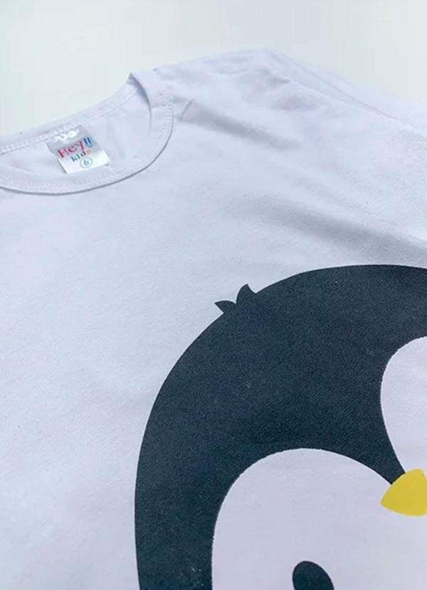 Atelie da Crianca - Pijama Infantil Masculino Inverno Pinguim Branco 2