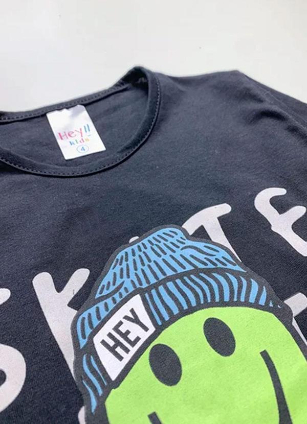 Atelie da Crianca - Pijama Infantil Masculino Inverno Skate Preto 5