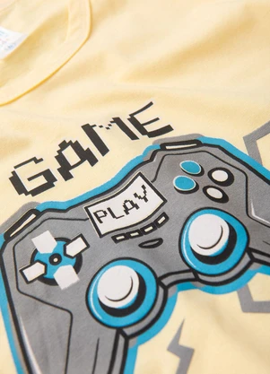 Atelie da Crianca - Pijama Infantil Masculino Next Level Amarelo - ATELIE DA CRIANCA