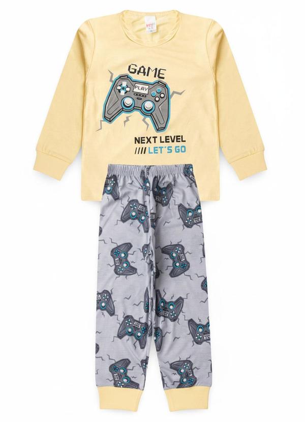 Atelie da Crianca - Pijama Infantil Masculino Next Level Amarelo