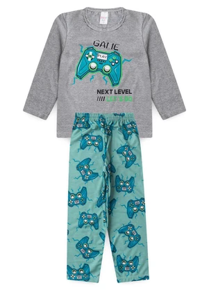 Pijama Infantil Masculino Next Level Amarelo Atelie da Crianca