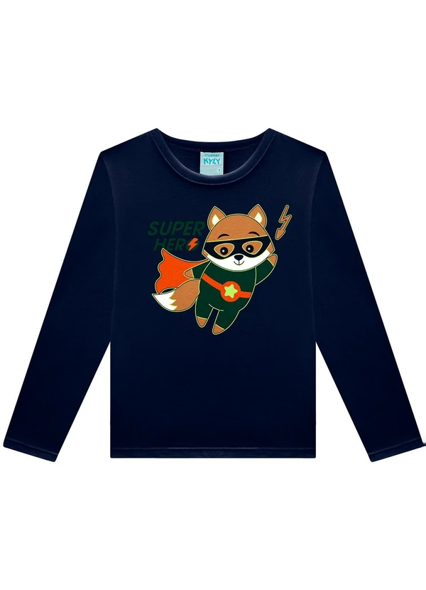 Kyly - Pijama Infantil Menino Brilha no Escuro Azul 2