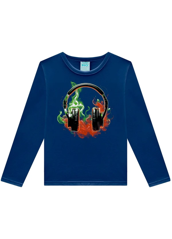 Kyly - Pijama Infantil Menino Brilha no Escuro Azul 2