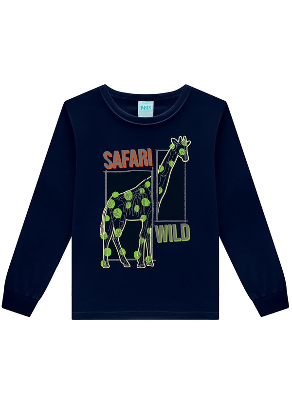 Kyly - Pijama Infantil Menino Brilha no Escuro Azul 3